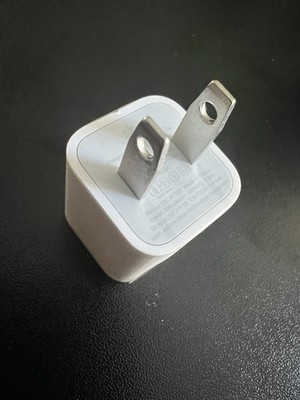Apple A1385 5W USB Travel Power Adapter Cube Charger iPhone iPad Genuine