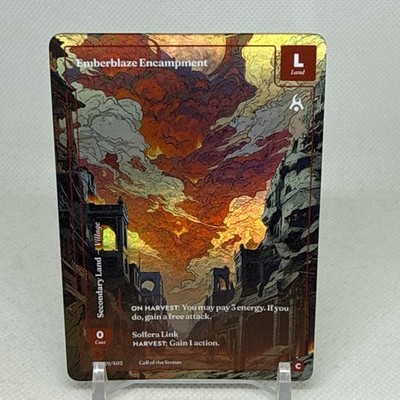 Wonders Of The First COTS Emberblaze Encampment Formless Foil Alt Art AI-329/401