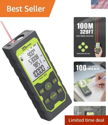 Portable Laser Distance Meter with Angle Sensor, Perfect for DIY & Climbing