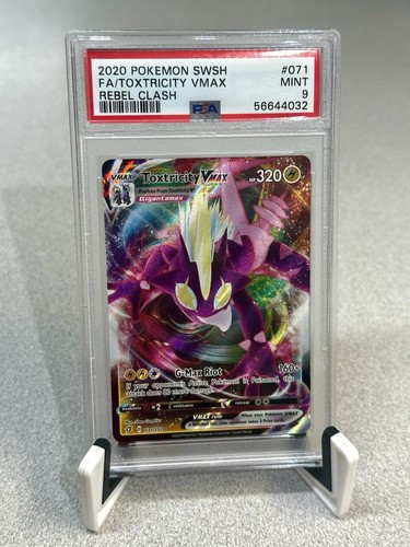 PSA 9 Toxtricity VMAX - Rebel Clash 071/192 Holo - English 2020