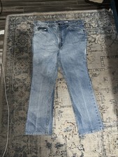 Vintage Levis 517 Jeans Mens 38X36 Blue Denim Pants Straight Orange Tab USA Made