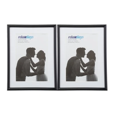 Cadres photo Lot de 4 Picture Frame Photo noir Cadre Verre Plastique 15x20 cm - Photo 1/4