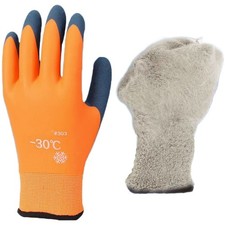 Waterproof Thickened Work Gloves Puncture Resistant for Outdoor Fishing Tasks