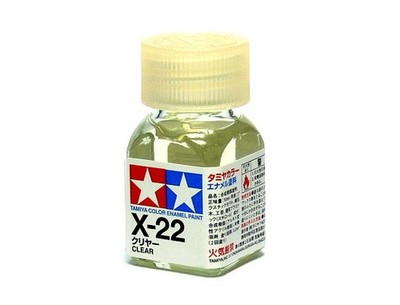 2x Tamiya Model Color Enamel Paint X-22 Clear Net 10ml 80022 CA447