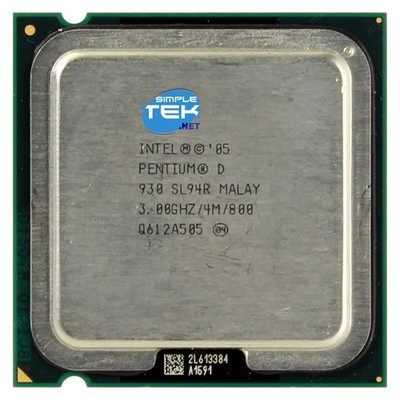Intel Pentium D 930 Processor CPU Socket LGA 775 3.00GHz Dual Core SL94R