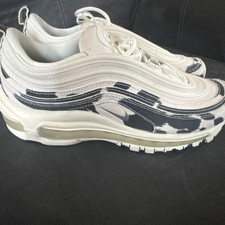 Women's Nike Air Max 97 Cow Print Animal Sail Chrome Black FN7173-133 sz 7