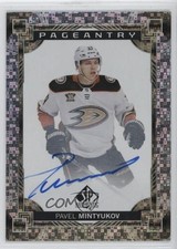 2024-25 SP Authentic Pageantry Auto Pavel Mintyukov #P-15 Auto 1e5k