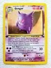 1st Edition GENGAR #5 5/62 Pokemon TCG Fossil Holo Rare Card WOTC 1999 G2