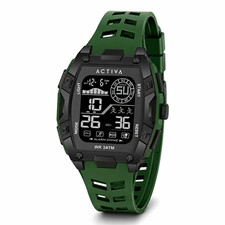 Activa ACW8130 Men's Digital Sport Watch Backlight Chrono Alarm 30m Green
