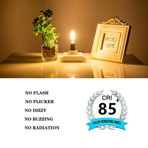 E14 LED Bulb 4W Equivalent 40W LED Candelabra Bulb Warm White 2700K Vintage E... - Picture 4 of 7