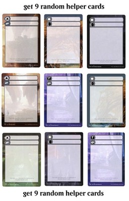 Helper Card - x9 Set - all random / random sets - Magic the Gathering NM MTG