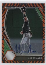 2021 Panini Prizm Draft Picks Tiger Stripes 21/25 Mason Auer #PDP161 Auto 0c2