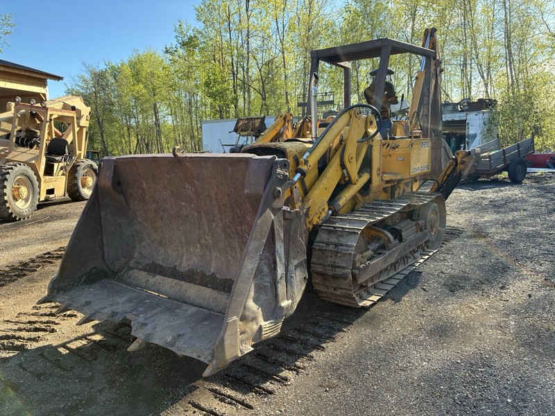 John Deere 450C Crawler Loader Backhoe