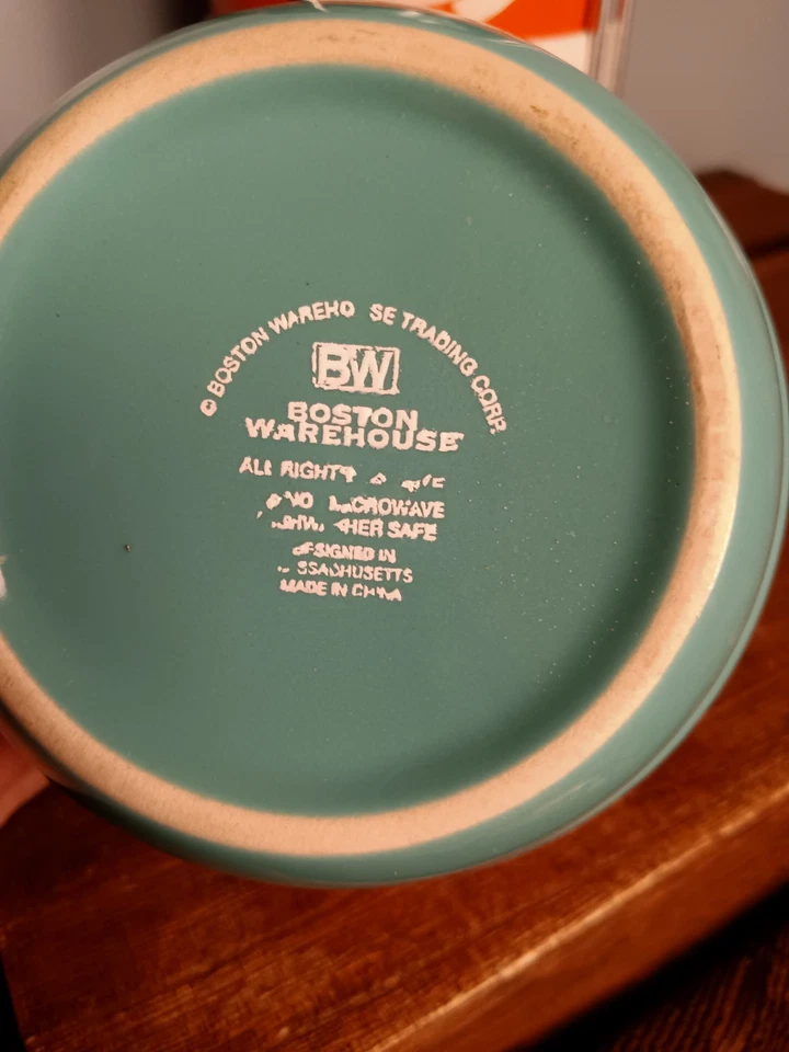 Cuencos de sopa apilables de cerámica Boston Warehouse, juego/4, colorido, tema de pescado Foto 2 de 4