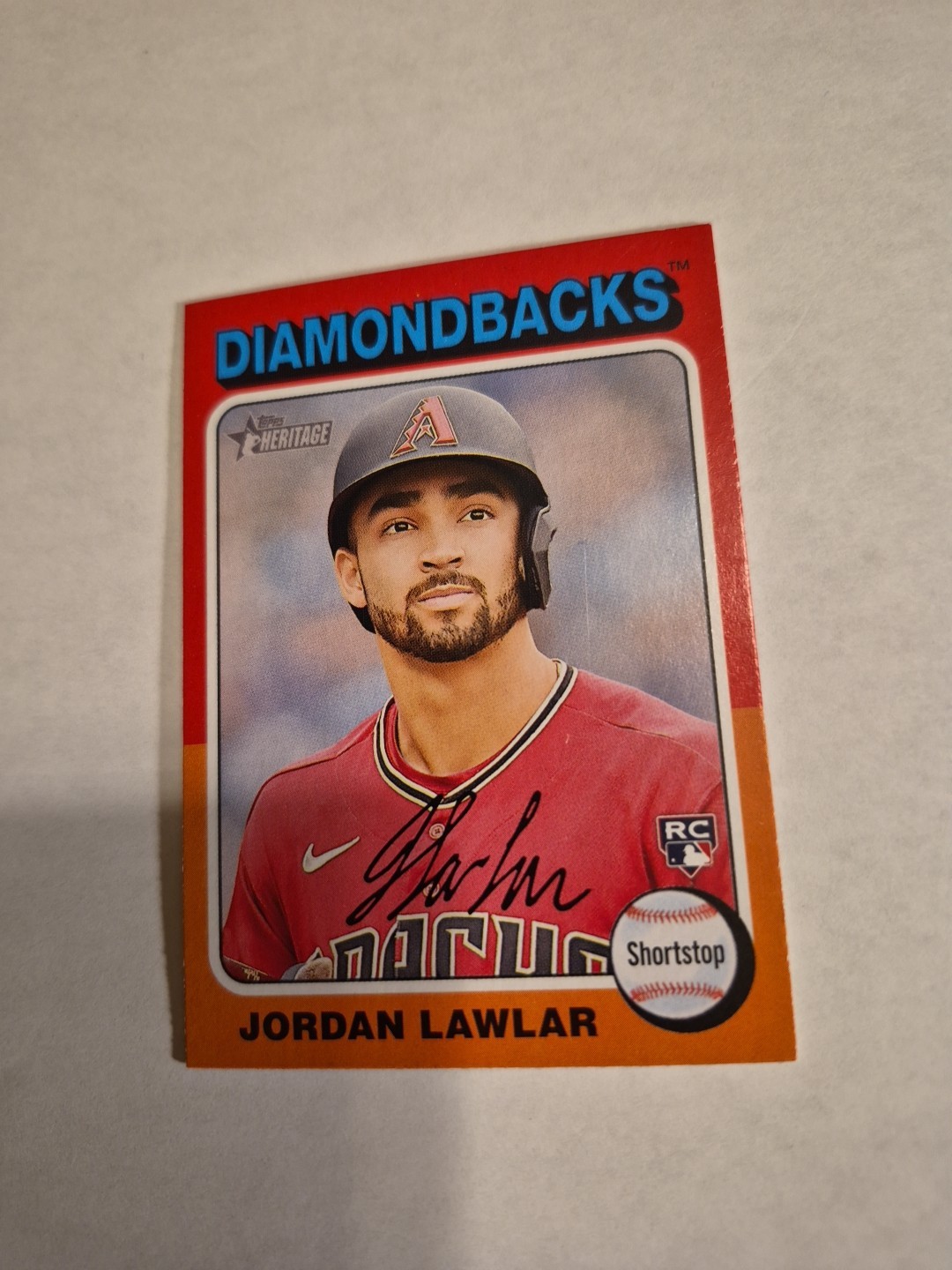 JORDAN LAWLAR 2024 TOPPS HERITAGE (RC) #429 FREE SHIPPING