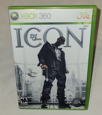 Def Jam Icon Xbox 360 CIB Complete w Manual Excellent Condition TESTED & WORKS