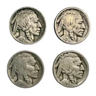 Lot Of 4 Buffalo Nickels 1913 P 1917 S 1918 S 1924 S ***READ DESCRIPTION***
