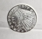 Silver 1/10 oz Incuse Indian Round