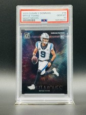 PSA 10 Bryce Young (RC) ROOKIE CASE HIT SSP Clearly Donruss - Night Moves #18