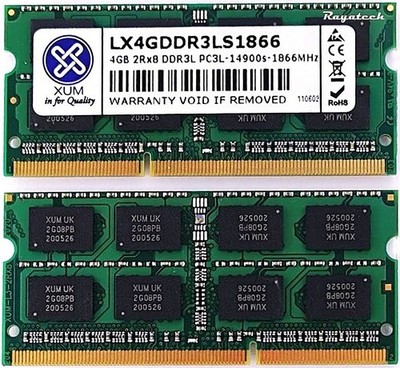 XUM 4GB DDR3 1866 MHZ 204 pin SO-DIMM Laptop Arbeitsspeicher