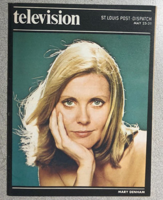 TV MAGAZINE St Louis (MO) Post-Dispatch May 25 1975 Mary Denham cover