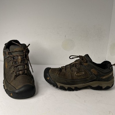 Keen Targhee 3 1017784 Mens Green Leather Lace Up Athletic Hiking Shoes Sz 13