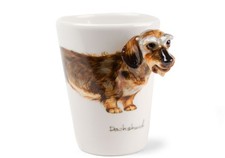 Blue Witch Handmade Coffee Mug Dachshund Wire Haired, A Great Gift for Dog Lover