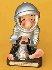 🐵 Vtg Ham Chimp Astronaut Figurine JCPenney Space Race NASA Mint Rare Napco