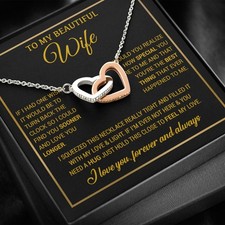 To My Wife Necklace, Christmas Gifts For Women, Anniversary Gift For Wife