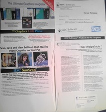 1989 HSC Software Presse Kit. Targa Level Foto Grafiken Angesagt F&uuml;r Den VGA PC