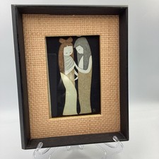 Kaoru Kawano (1916-1965) Framed Woodblock Print Two Girls - Excellent Condition