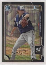 2015 Bowman Asia Exclusive Black Wave Refractor Tyler Wagner #BCP143 5m0