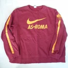 Nike AS Roma Sweatshirt Pullover Jumper Marroon Men's 2XL XXL Free UK P+P