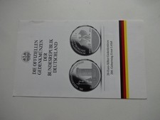 Broszura " Oficjalne monety okolicznościowe RFN 2015 " Ernst Litfaß