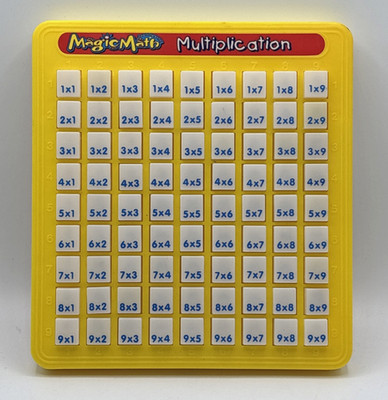 Vtg 1993 Magic Math Multiplication Machine Press and See Educational Homeschool