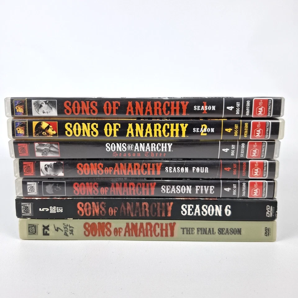 Sons Of Anarchy Complete Series DVD Seasons 1 2 3 4 5 6 7 Region 4 & 1 Drama TV - Image 2 of 4