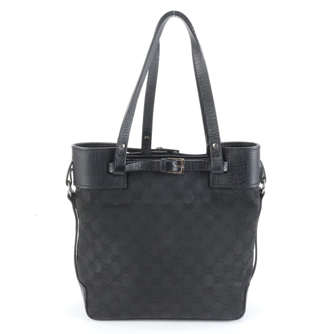 Gucci GG Canvas Tote Bag Leather Control Card Used, Slight Wear thumbnail 3