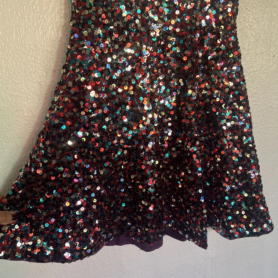 Mini Boden Inspired By Roald Dahl Girls sequin Dress A Line 9-10 Yrs - Image 3 of 4