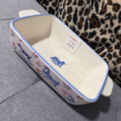 NEU CATH KIDSTON HUND DESIGN STEINZEUG BRÄTER/LASAGNE SCHALE 26 cm KOSTENLOSER VERSAND IN UK