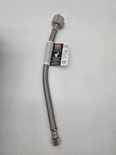 Fluidmaster PRO1T12 12" Toilet Connector, 3/8" Compression X 7/8" Ballcock