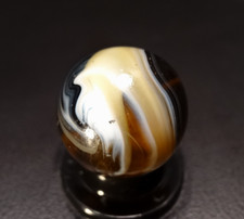 CHRISTENSEN AGATE Real Dark ROOTBEER Road Tunnel Pattern SHOOTER
