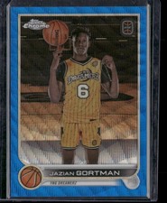2022-23 Topps Chrome Overtime Elite #46 Jazian Gortman Blue Wave #/99 Dreamerz
