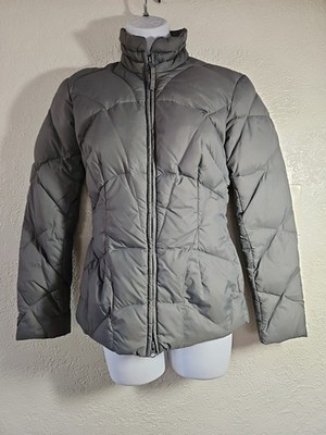 Add Women s Sz 6  Grey Goose Down Jacket Slim Hourglass Fit
