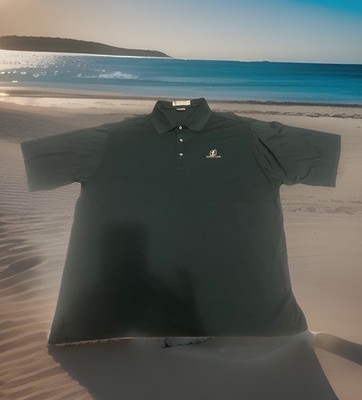 Mauna Lani Hotel Embroidered Logo Golf Course Polo Shirt 2XL Green PGA Aloha New