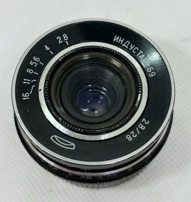 INDUSTAR 69 Photo Lens M39 mount 2.8/28mm MACRO Wide Angle Pancake