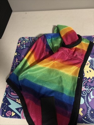 Rugged Ride Rainbow Print Fly Mask w/Ears