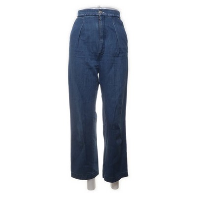Facon Jacmin, Jeans, Größe: 34, Blau, Baumwolle, Einfarbig, Denim, Damen #PSS