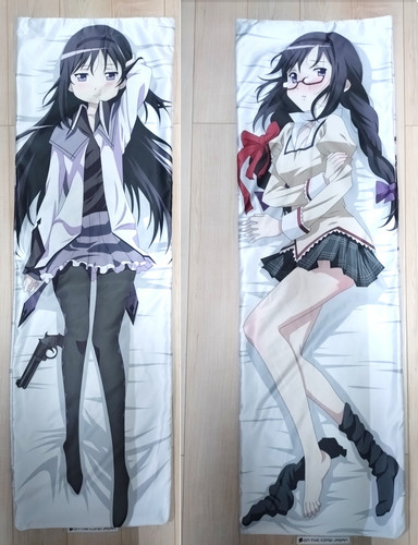 [Body pillow cover] Homura Akemi Madoka Magica 63.0 x 19.7 in Unused from Japan