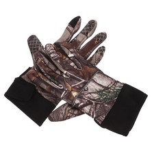 1 Pair Winter Windproof Gloves Camouflage Cotton Warm Keeping Gloves