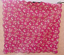 Boutis Ancien Fleurs Couverture Piquée Plaid Fait Main 150 x 160 cm Impeccable !